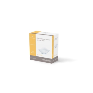 VITADOMIA - Compresses non tissées stériles 10 cm x 10 cm