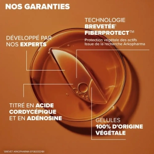 Arkogélules Cordyceps -   Vitalité, performances physiques et endurance - Soutien après l'effort