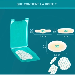 COMPEED -  Pansements Ampoules Assortiment - 5 pansements