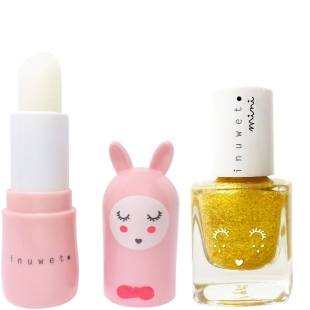 INUWET - Coffret Enfant - Vernis à L'eau + Baume à lèvres