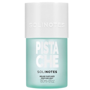 Brume parfumée Pistache Solinotes 180ml flacon rose gourmand