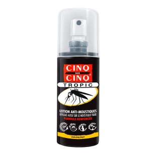 5/5 CINQ sur CINQ TROPIC Anti-moustiques Zones tropiques
