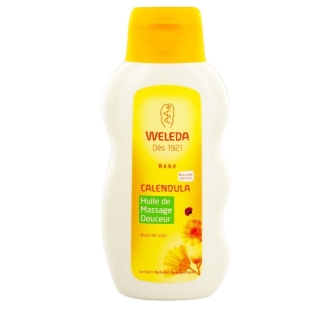 WELEDA Huile de Massage Douceur Bébé et Enfant au Calendula flacon 200 ml