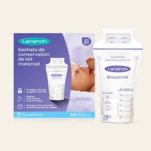 LANSINOH - Sachets De Conservation De Lait Maternel - 25 Sachets