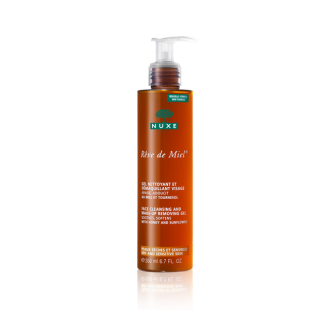 NUXE REVE DE MIEL Gel Nettoyant et Démaquillant Visage (200 ml)