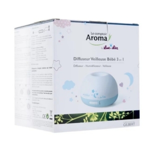 Diffuseur Humidifficateur Veilleuse Bébé 3en1 Le Comptoir Aroma