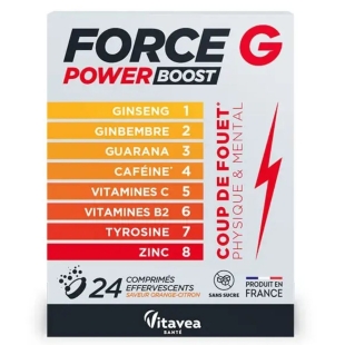 Vitavea - Force G Power Boost - 24 Comprimés Effervescents