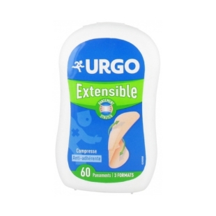 URGO Pansements Extensibles - 60 Pansements - 3formats