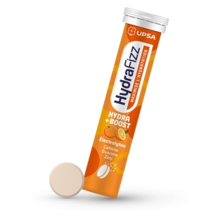 HYDRAFIZZ - Hydra + Boost , 16 Pastilles Effervescentes Orange