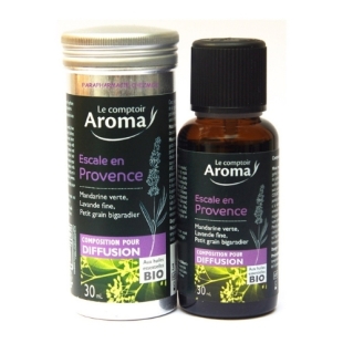 Composition pour diffusion Escale en Provence (30 ml) Le Comptoir Aroma