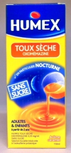 HUMEX Sirop Toux Sèche Nocturne SANS SUCRE (150 ml)