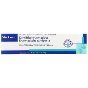 Virbac Dentifrice Enzymatique Goût Volaille 70 g