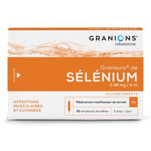 GRANIONS de SELENIUM (30 ampoules)