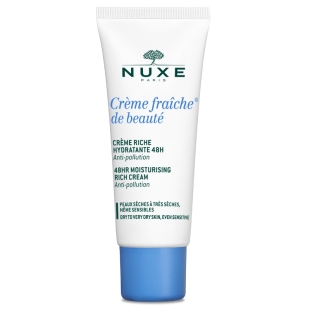 NUXE Crème Fraîche de Beauté Hydratante 48H Peaux sèches à très sèches (30 ml)
