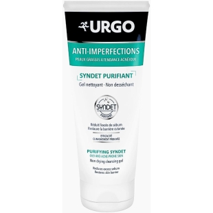 URGO - Syndet Purifiant Gel Nettoyant Anti-Imperfections, peaux grasses à tendances acnéique - 200 ml