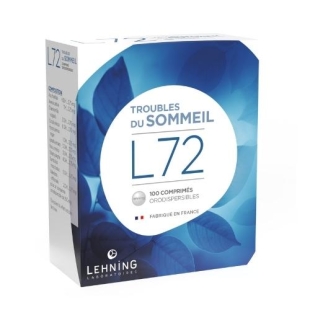 L72 Troubles mineurs du sommeil LEHNING (100 comprimés)