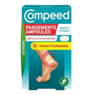 Compeed Pansements Ampoules Extrême Format Moyen x10