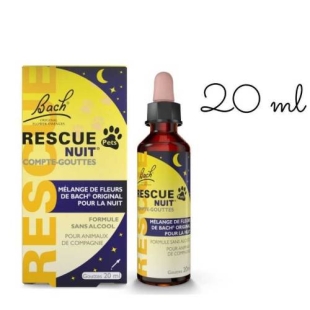 RESCUE Pets Nuit - Compte-goutte Animaux de Compagnie - 20ml