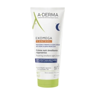 ADERMA Exomega - Crème Nuit Émolliente Réparatrice