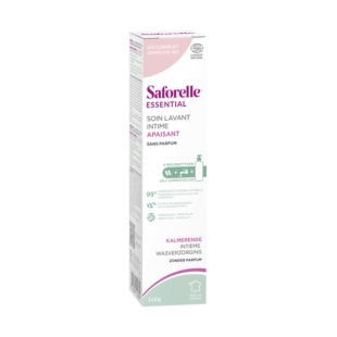 SAFORELLE - Soin Lavant Intime Apaisant Kit de Démarrage - 2x6g