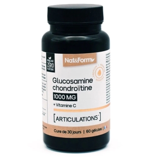 Nat & Form - Glucosamine Chondroïtine 1000mg - 60 gélules