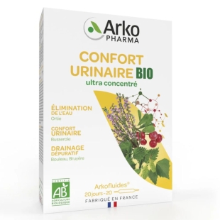 ARKOFLUIDES BIO - Confort Urinaire Arkopharma - 20 ampoules