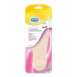 SCHOLL ExpertSupport Semelles Confort Chaussures Plates et Étroites (Paire taille 35.5 - 40.5)