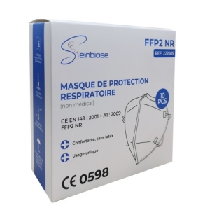 Masques FFP2 adulte norme EN149 Usage Unique (boite de 10)