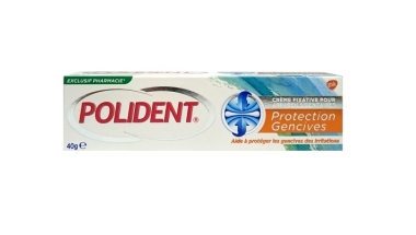 POLIDENT Crème Fixative Protection Gencives tube 40 grammes