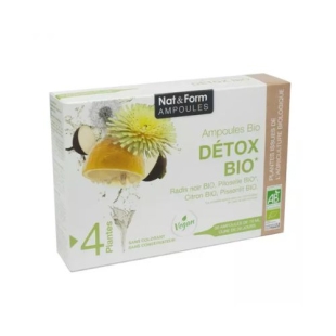 Nat & Form - Détox BIO -  Cure 20 jours - 20 Ampoules