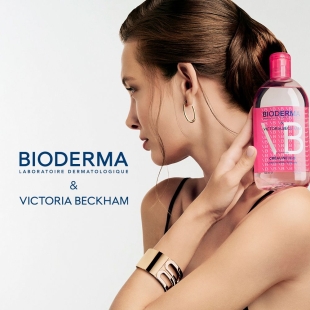 BIODERMA CREALINE H2O Victoria Beckham Solution Micellaire Sans Parfum 500ml