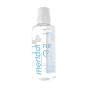 MERIDOL PUR Bain de Bouche sans alcool : Soin Gencives et Dents (400 ml)