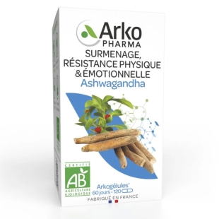 ARKOGELULES Bio - Ashwagandha Arkopharma - 120 Gélules