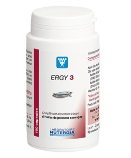 ERGY 3 Omégas 3 (60 capsules) Nutergia