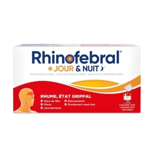 Rhinofebral Rhume Jour & Nuit (12 sachets) sans sucre