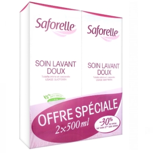 SAFORELLE - Soin Lavant Doux 2 x 500 ml Pack Promo