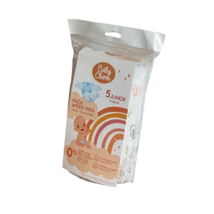 BABYCHARM Couches Pack Week-End Junior 11-16kg (5) sachet de 5 couches