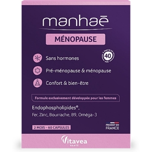 MANHAE - Ménopause 2 mois - 60 capsules