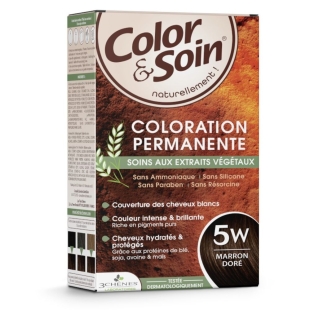 COLOR et SOIN Coloration Permanente MARRON DORÉ - 5W