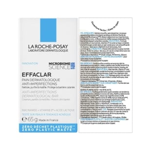 LA ROCHE POSAY - EFFACLAR Pain Dermatologique Anti-Imperfections - 65g