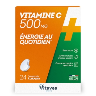 Vitavea - Vitamine C 500mg - 24 comprimés à croquer