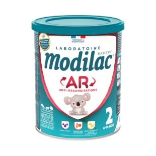 MODILAC EXPERT AR 2 Lait Anti Régurgitations 6-36 mois (800g) Fabrication FR