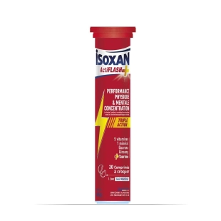 ISOXAN Actiflash+ 20 comprimés à croquer