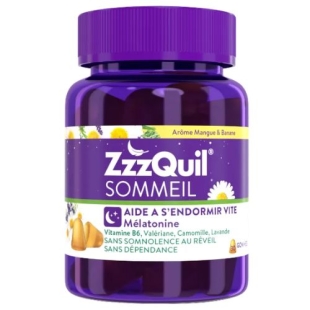 ZZZQUIL - Sommeil Gommes Manque Banane