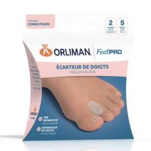 ORLIMAN FEETPAD - Ecarteur de doigts Hallux Valgus - 3 Tailles