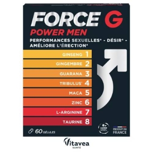 Force G Power Men Performances Sexuelles - 60 Gélules