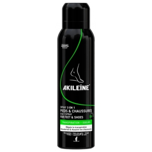 AKILEÏNE - Spray 3 en 1 pieds et chaussures - 150 ml