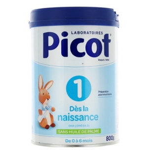PICOT Lait maternisé Standard 1er Age 0-6 mois (800g)