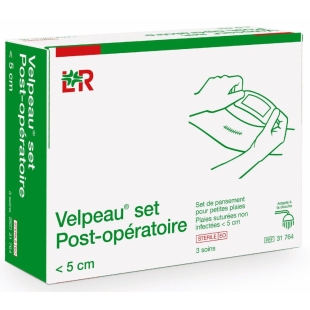 VELPEAU - Set Pansements Post-Opératoire - 3 soins <5cm