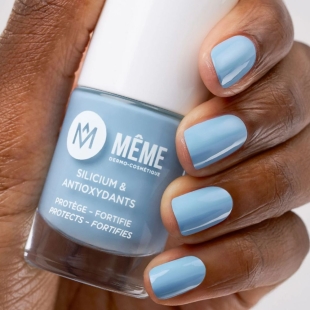 MEME Cosmetics - Vernis à ongles Silicium et Antioxydants - Denim 10ml